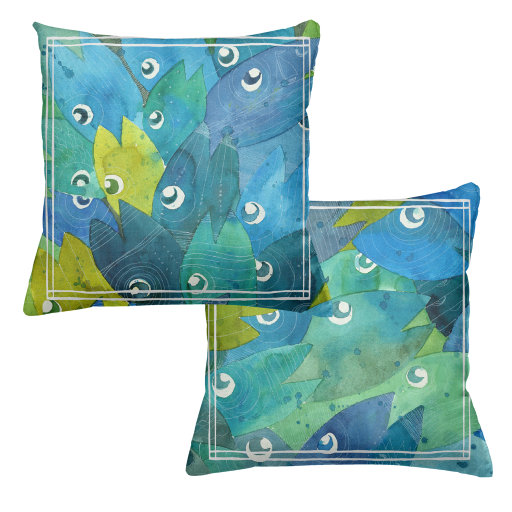 Cushion canvas Paranza, 100% Made in Italy