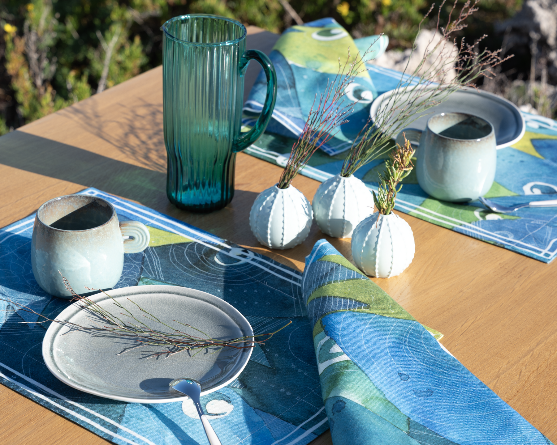 Set of 4 Placemats Paranza Linen 100% Made in Italy
