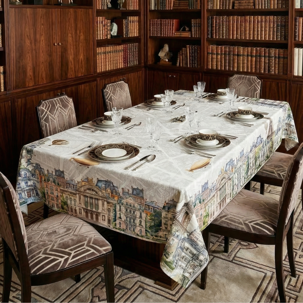 Paris Pure Linen Tablecloth