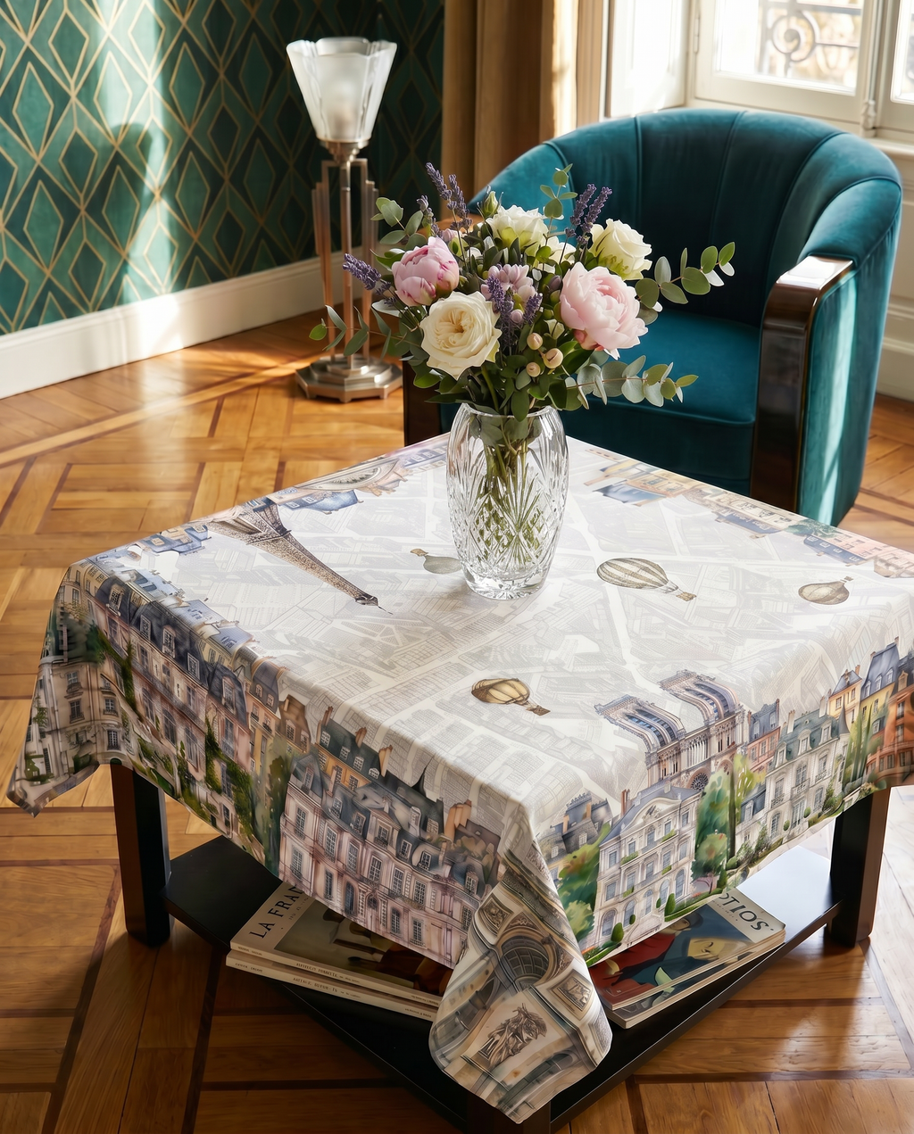 Paris Pure Linen Tablecloth, The Napking home textile