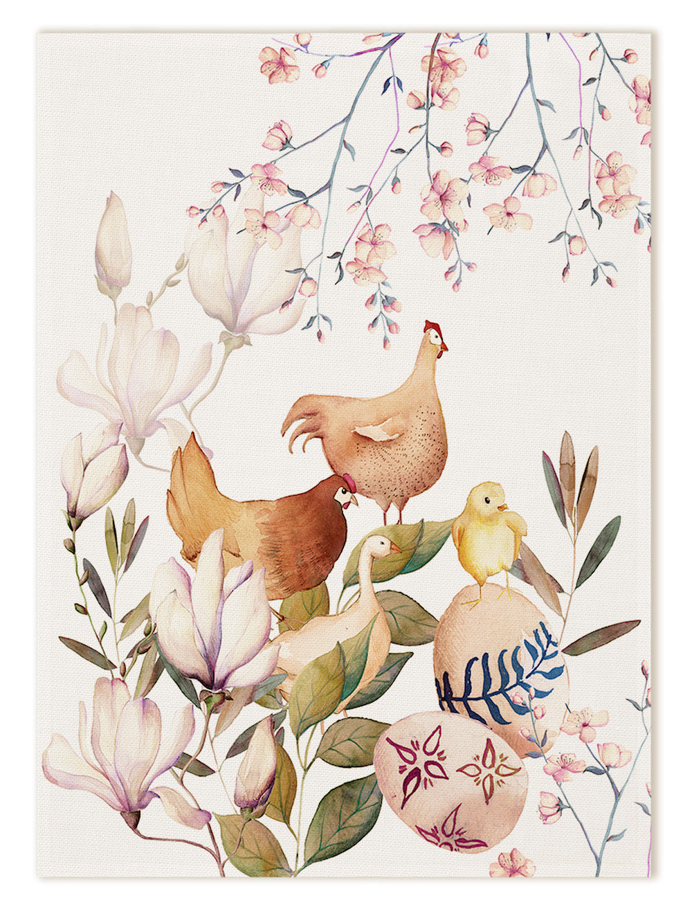 Kitchen Towels «Pasqua», 100% Made in Italy The Napking