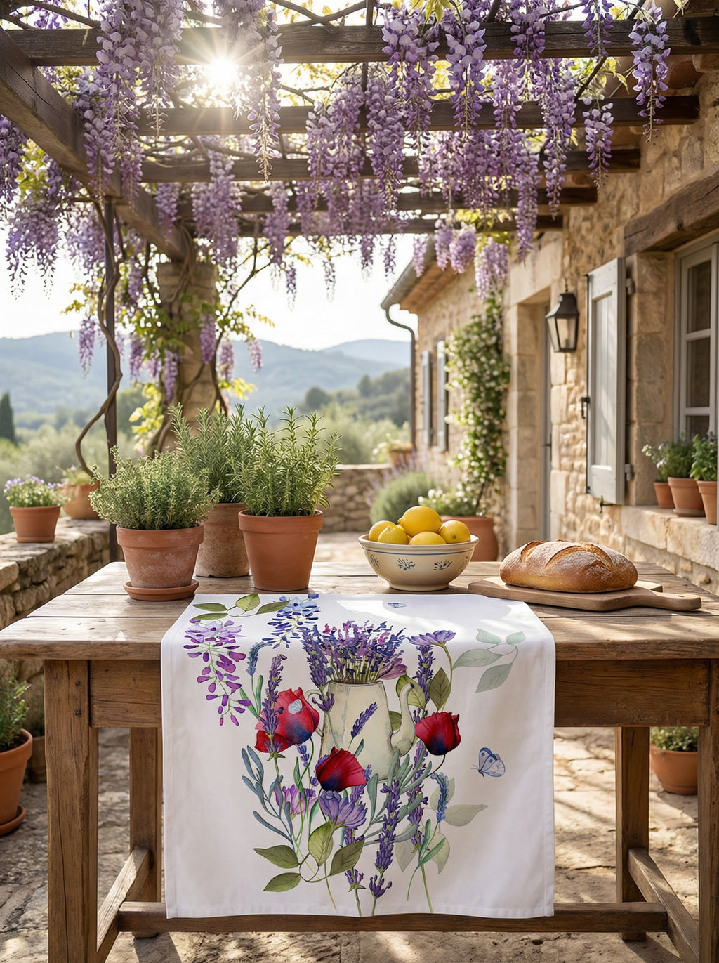 Kitchen Towels Provenza 100% Made in Italy