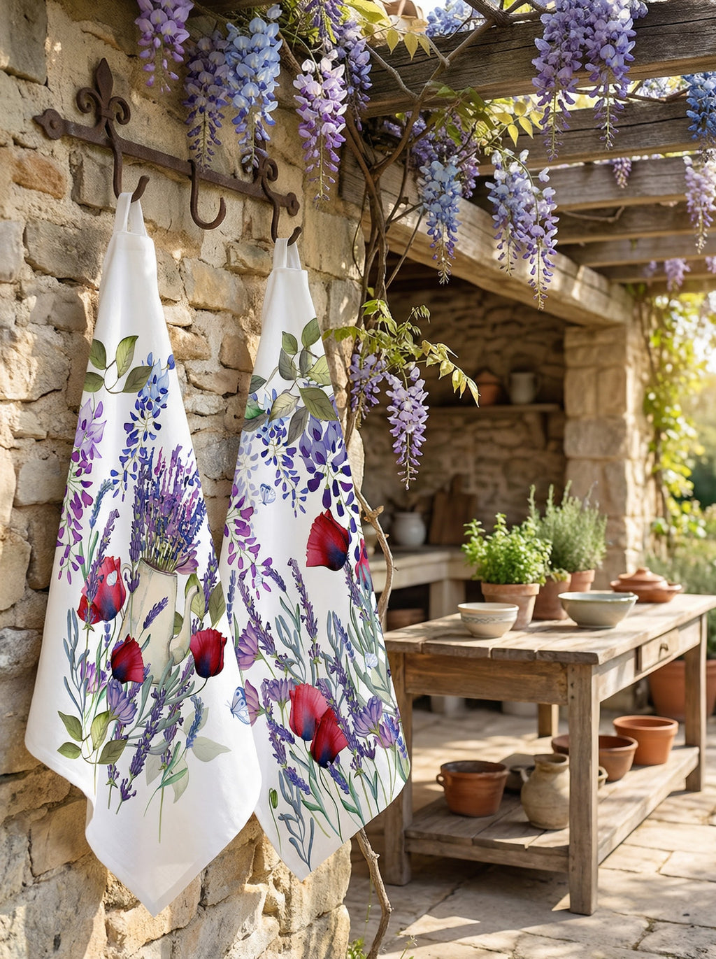 Kitchen Towels Provenza 100% Made in Italy