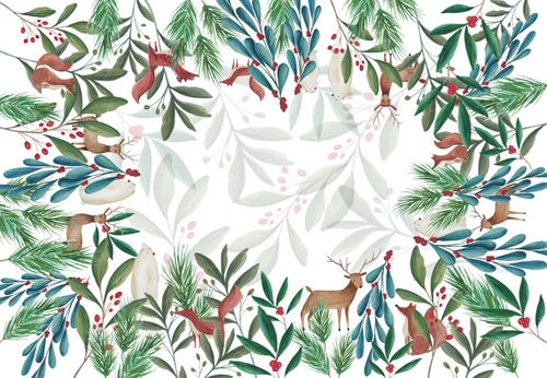 Tablecloths «Rudolph» 100% Made in Italy The Napking