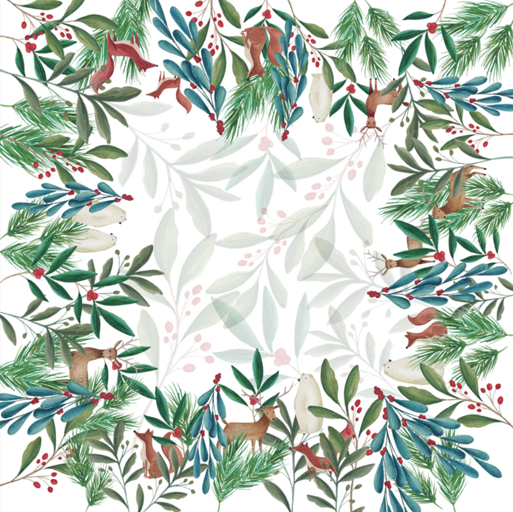 Tablecloths «Rudolph» 100% Made in Italy The Napking