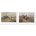 England rectangular hardboard and cork placemats with heritage print