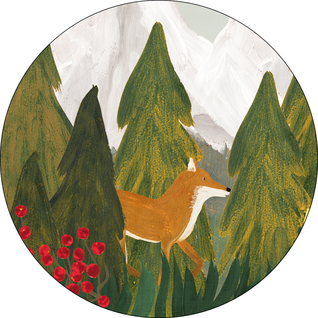 Set of 2 coasters «Reinard» wood cork – 100% Made in Italy - The Napking