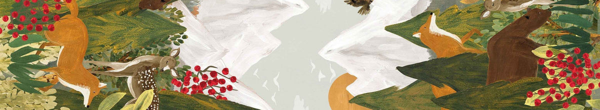 Reinard lin pur table Chemin de table avec seasonal illustrated imprimé, view 2