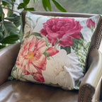 Coussin «Roses», 100% Made in Italy The Napking