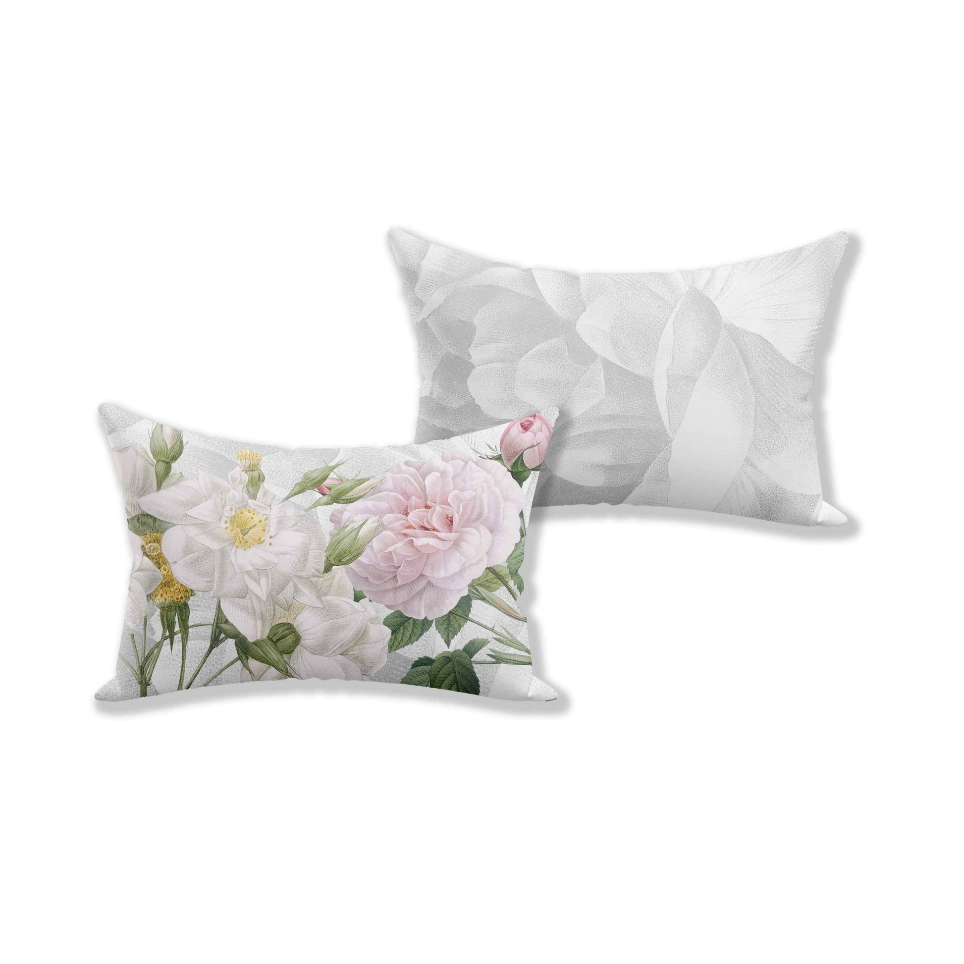 Cushion «Roses», 100% Made in Italy - The Napking