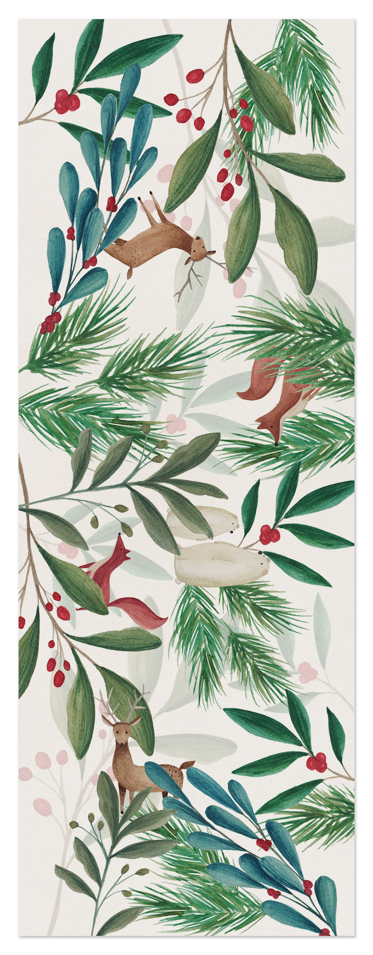 Linen Runner «Rudolph» 100% Made in Italy The Napking
