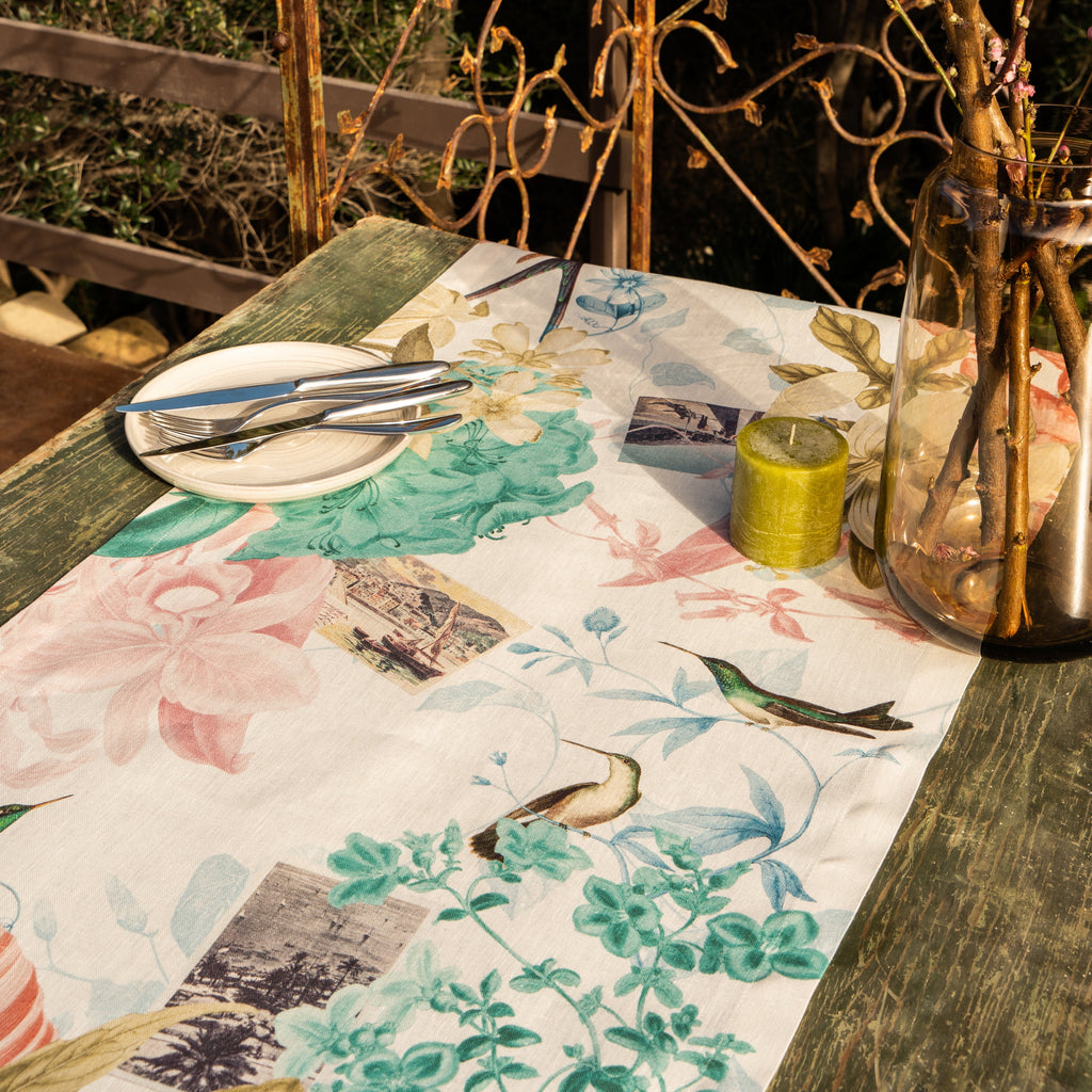 Linen Runner «Sanremo» 100% Made in Italy The Napking