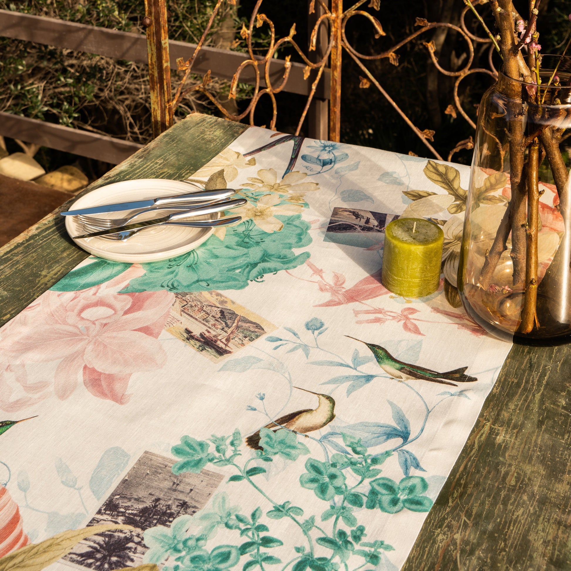 Linen Runner «Sanremo» 100% Made in Italy The Napking