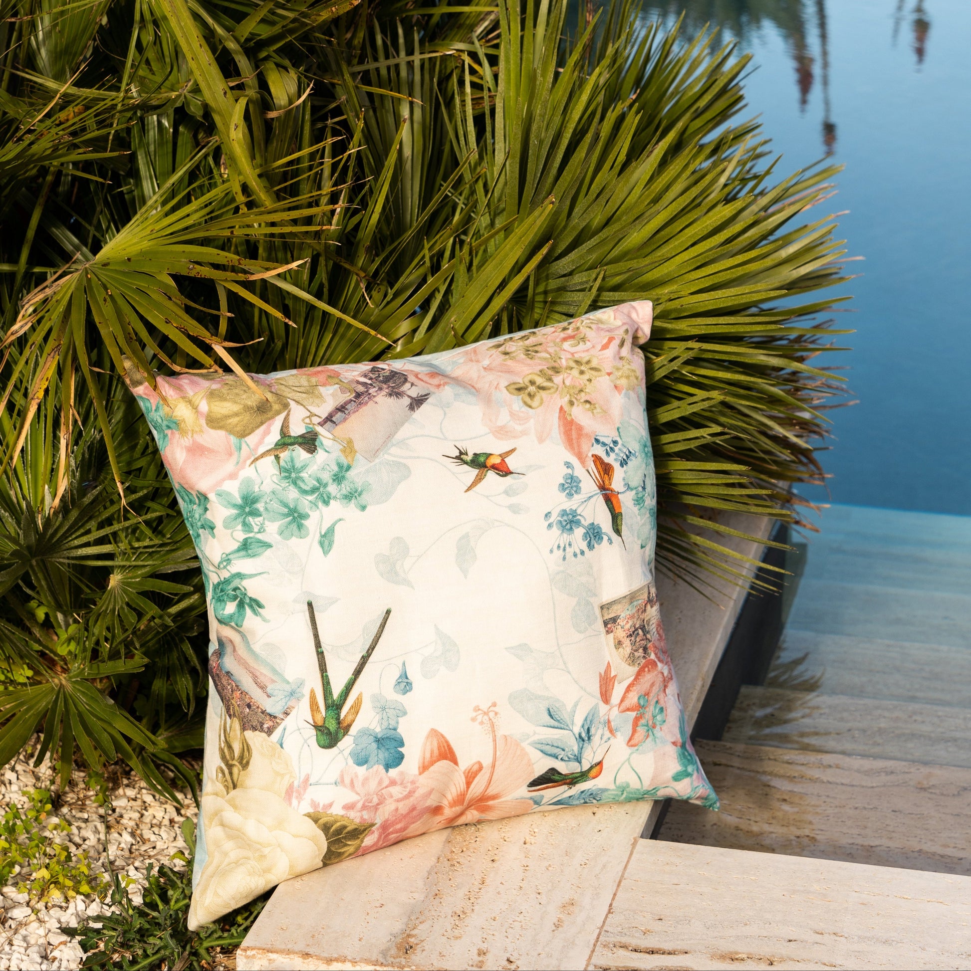 Cushion «Sanremo», 100% Made in Italy The Napking