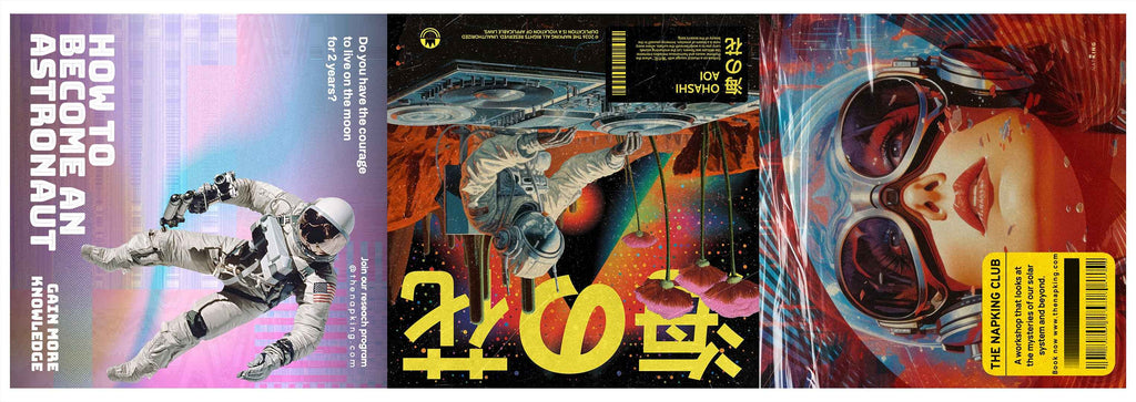 Panama Cotton Table Runner Sci-Fi