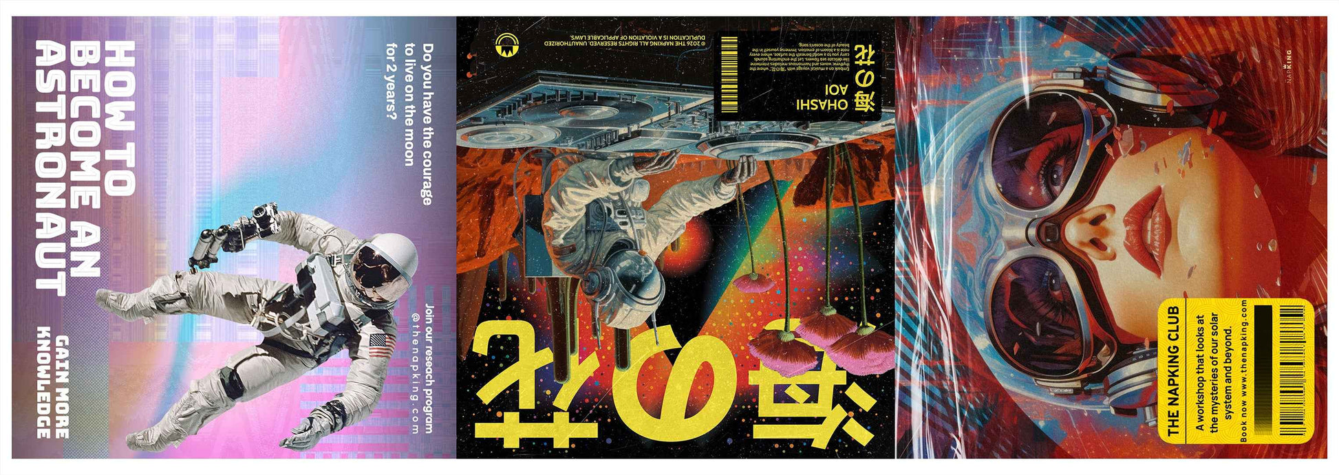Panama Cotton Table Runner Sci-Fi