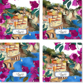 Set Of 4 Napkins «Amalfi24» 100% Made in Italy The Napking