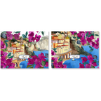 Set de 2 manteles individuales Set in Panama algodón Amalfi Coast