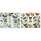 Set de 2 manteles individuales Set in Panama algodón Mariposa