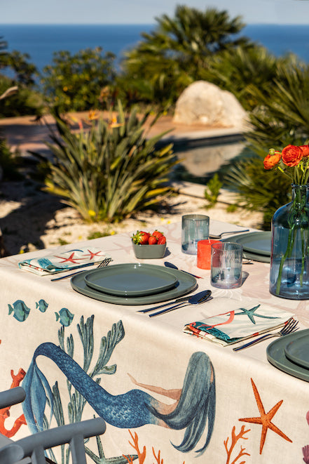 Tablecloths «Sirene» 100% Made in Italy The Napking