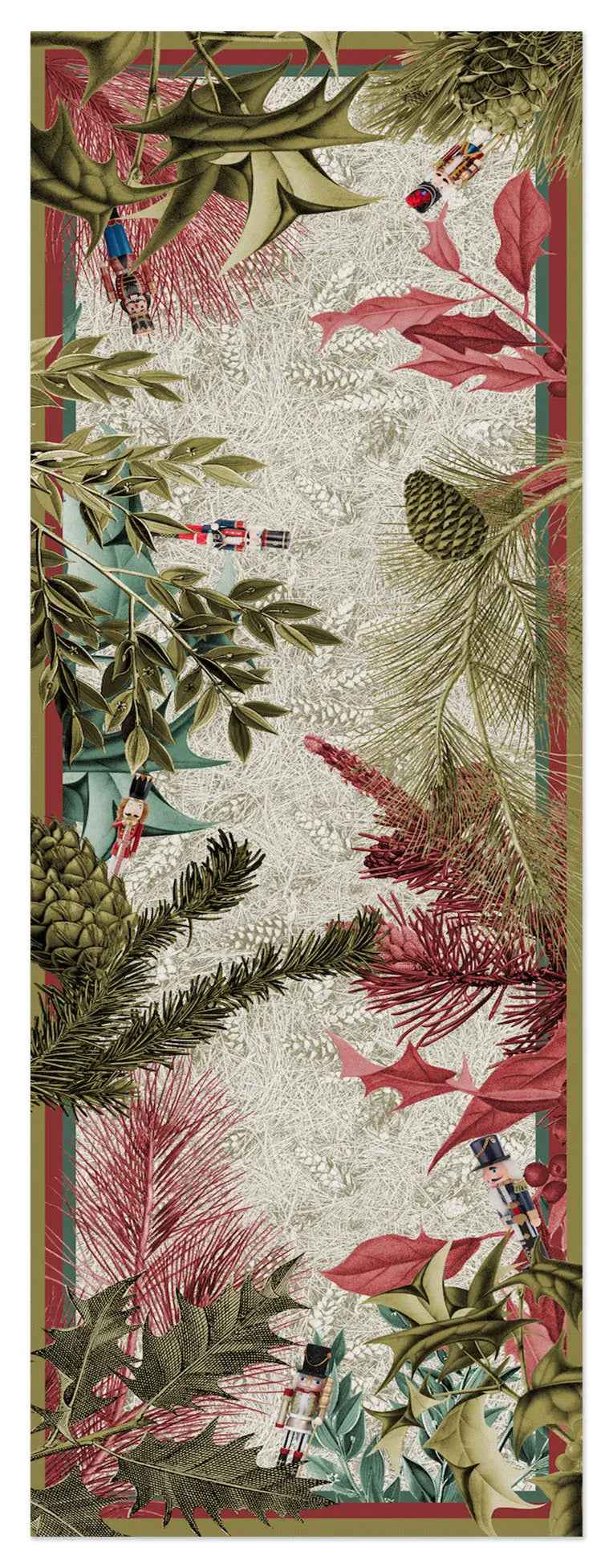 Linen Runner «Schiaccianoci» 100% Made in Italy
