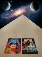Panama Cotton Kitchen Towel Sci-Fi