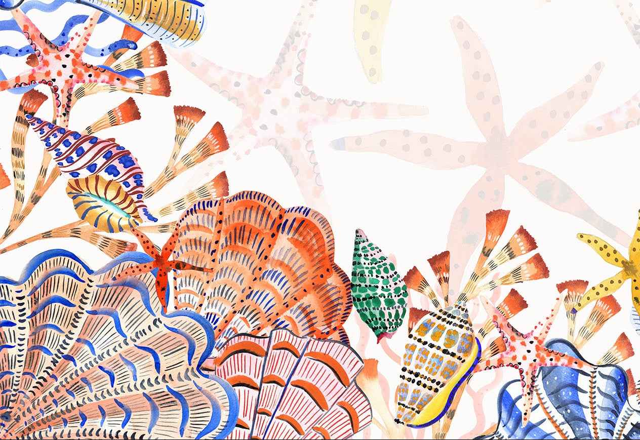 Satin Tablecloth Shell Bay 100% Made in Italy