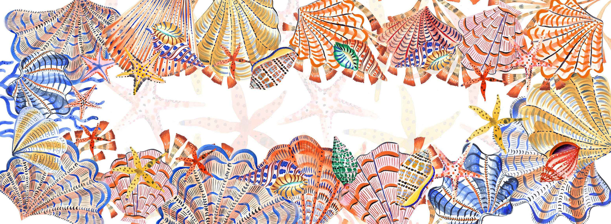 Cotton Satin Runner Shell Bay 100% Made in Italy