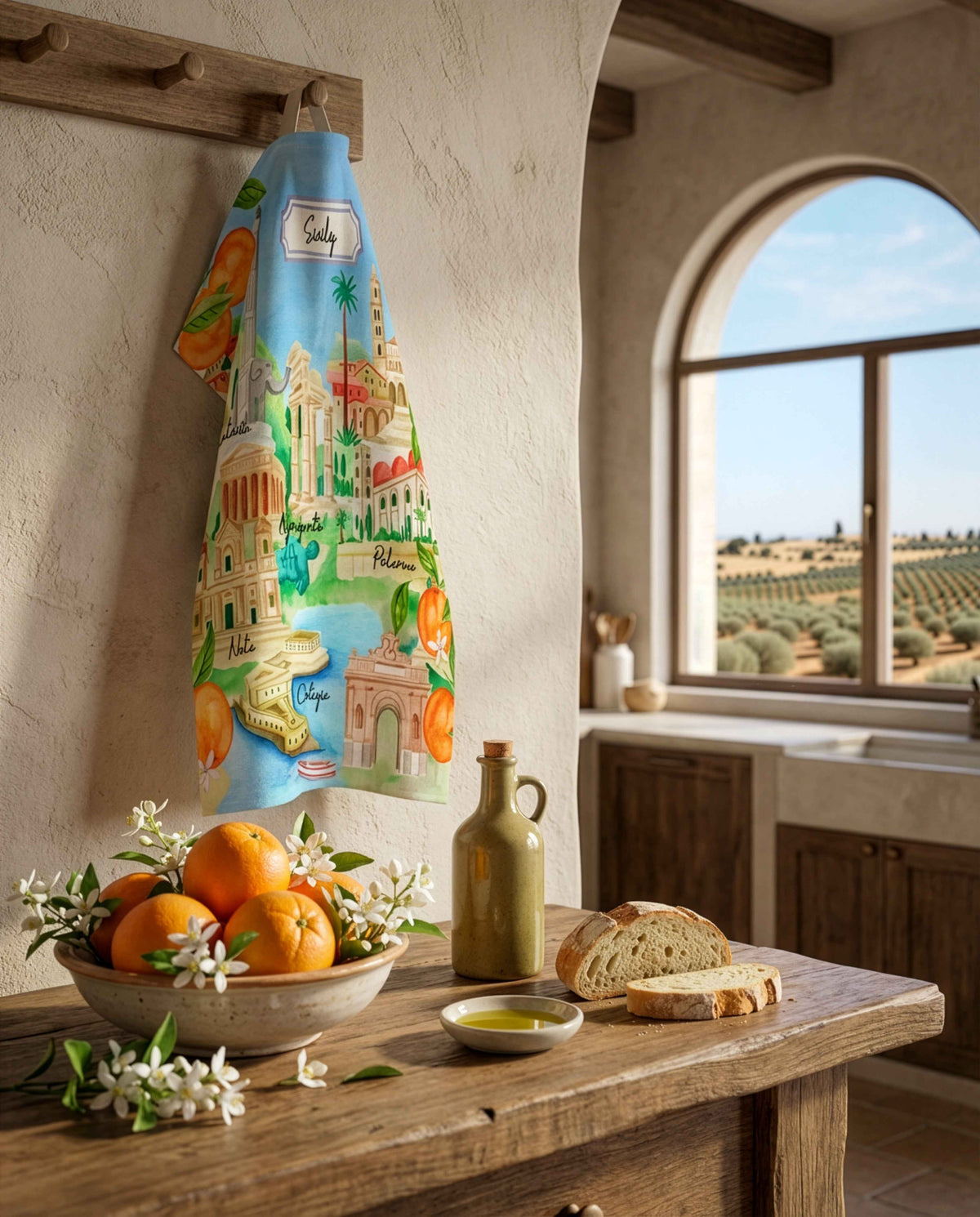 Küchentücher Sicily, 100% Made in Italy