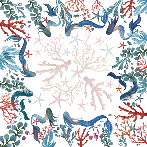 Tablecloths «Sirene» 100% Made in Italy The Napking