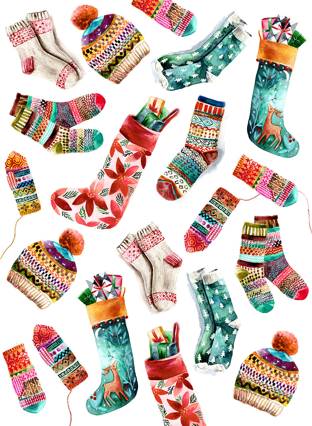 Socks mezcla de lino y algodón Paño de cocina, The Napking home textile
