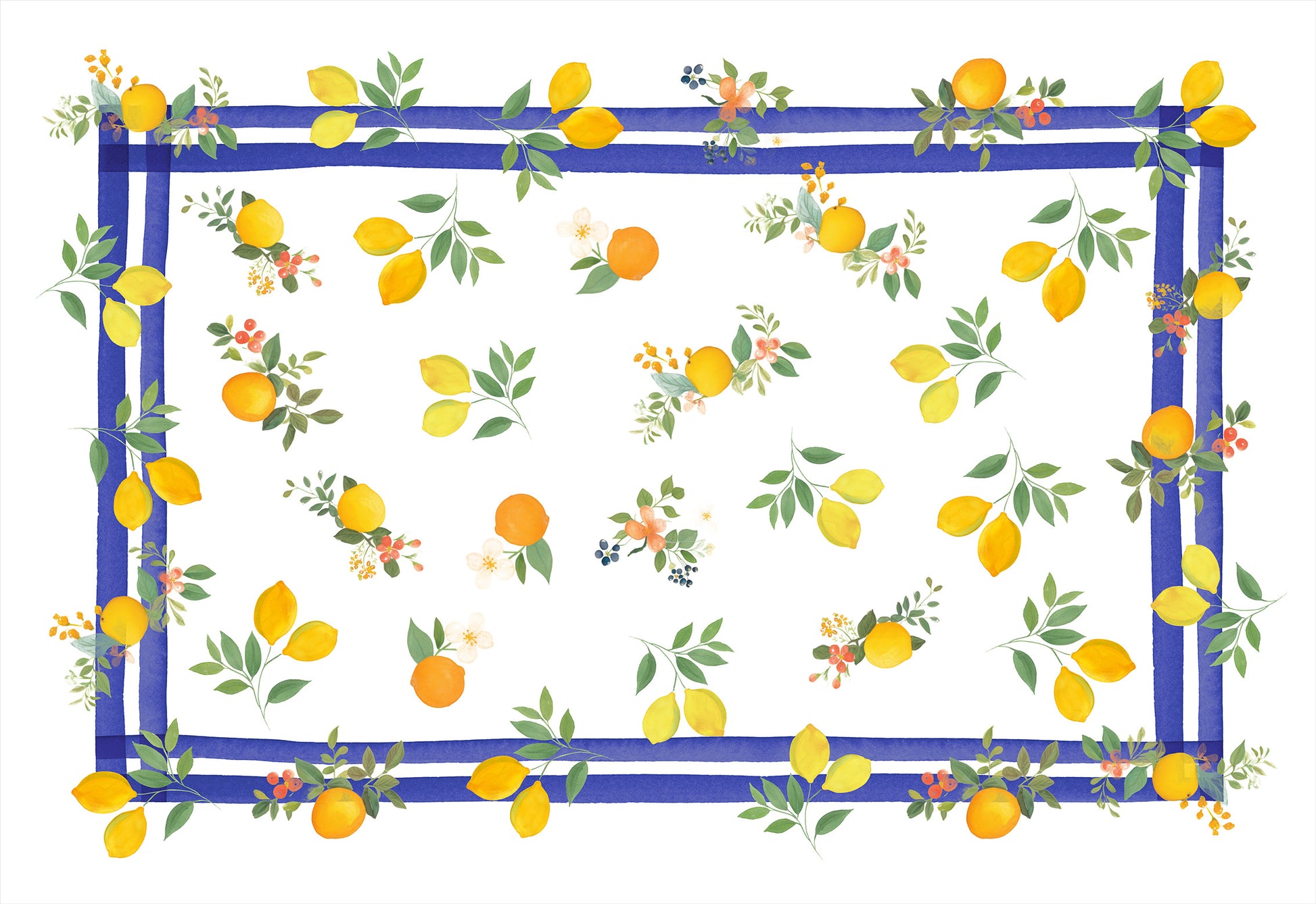 Premium Linen Tablecloth Sorrento 100% Made in Italy