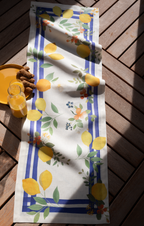Premium Linen Runner Sorrento 100% Made in Italy