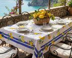 Premium Linen Tablecloth Sorrento 100% Made in Italy