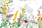 Tischdecke aus reinem Leinen Spring 100% Made in Italy