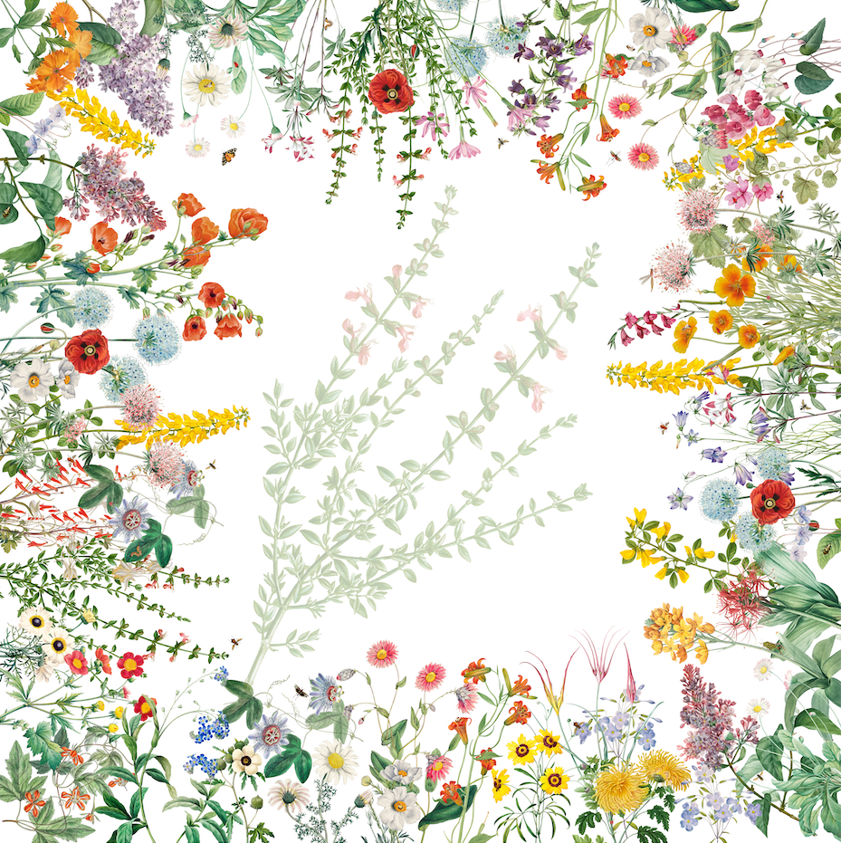 Pure Linen Tablecloth Spring 100% Made in Italy