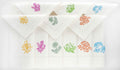 Stylized Set aus 6 handbestickt Tischsets und 6 Servietten