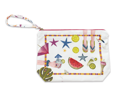 Cotton Pochette «Summer Party» 100% Made in Italy