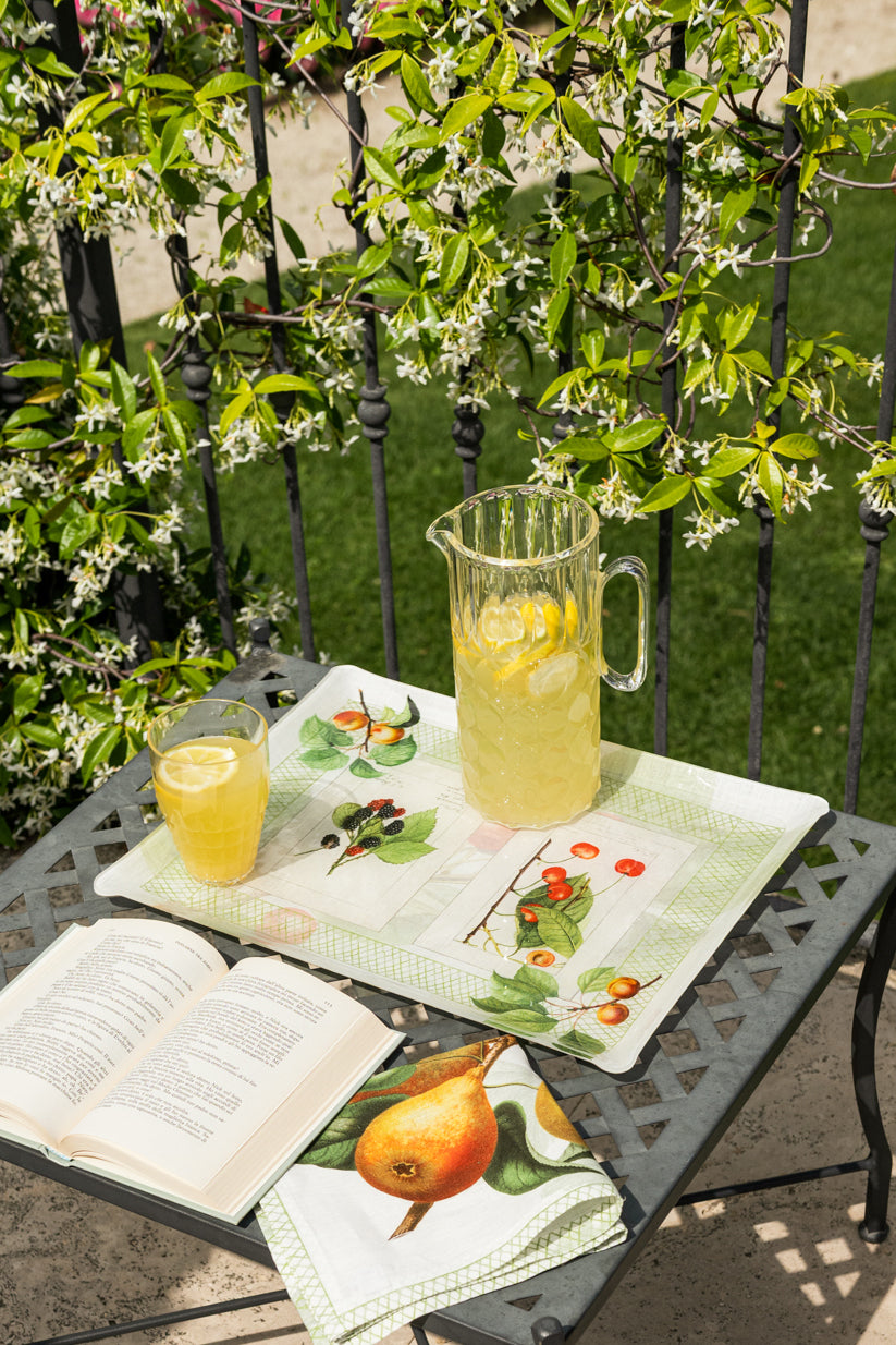 Tray «Summer Fruit», 100% Made in Italy - The Napking
