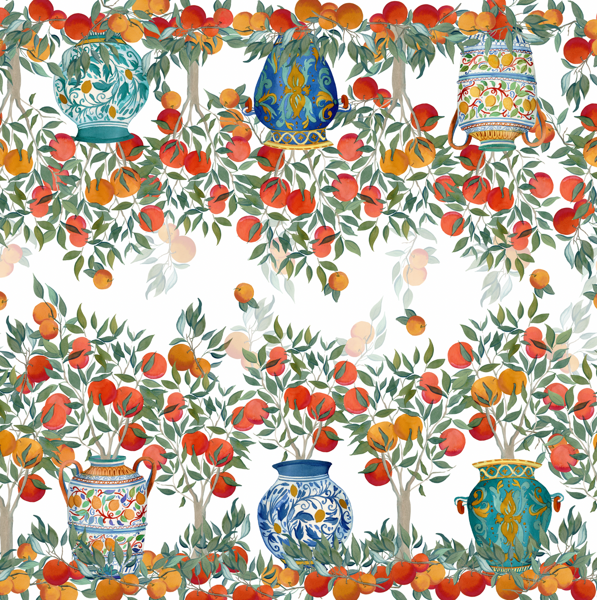 Tarocco Print Fabric (By the Meter) | Made to Measure Test
