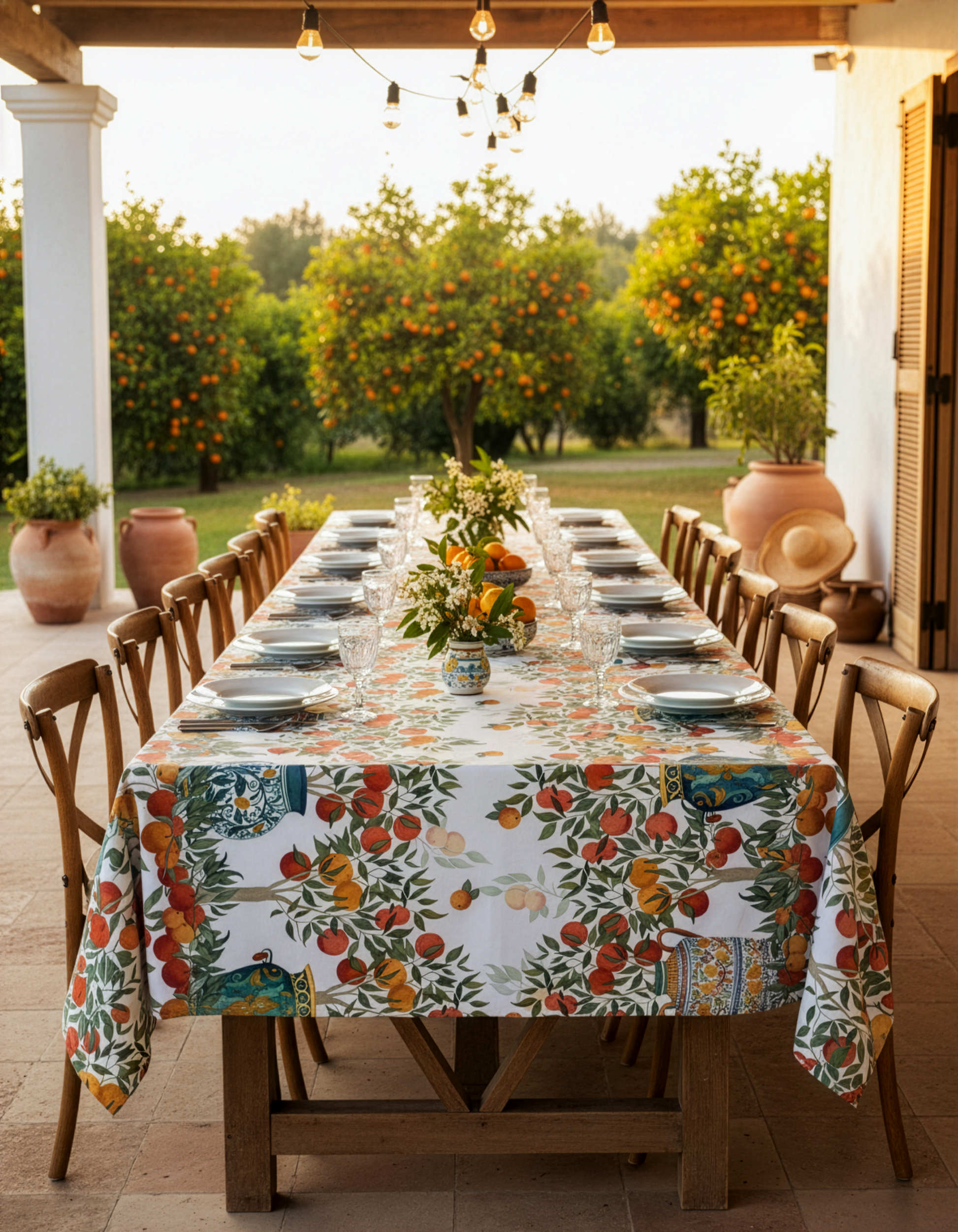 Bedruckter Stoff Tarocco Print Fabric (By the Meter) als Meterware