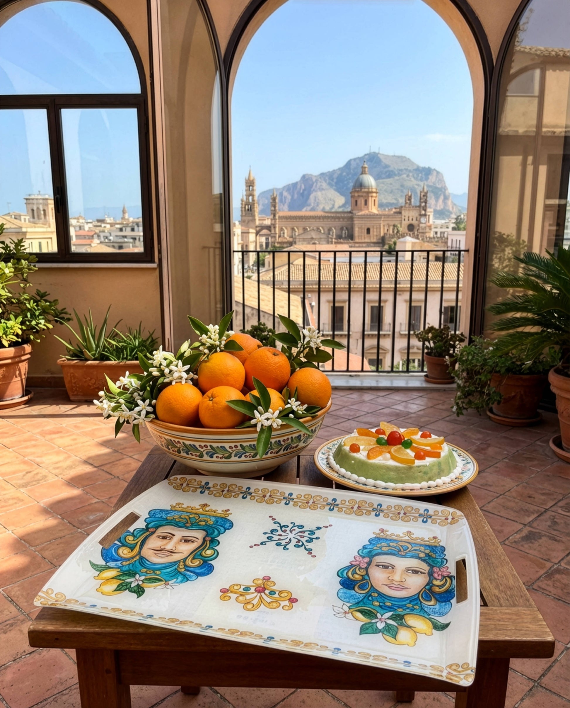 Tray «Teste Di Moro», 100% Made in Italy