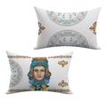 Cushion «Teste di Moro», 100% Made in Italy The Napking