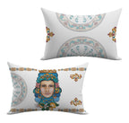 Cushion «Teste di Moro», 100% Made in Italy The Napking