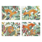 Set de 4 Manteles individuales «Titou» Cotton Satin 100% Made in Italy The Napking