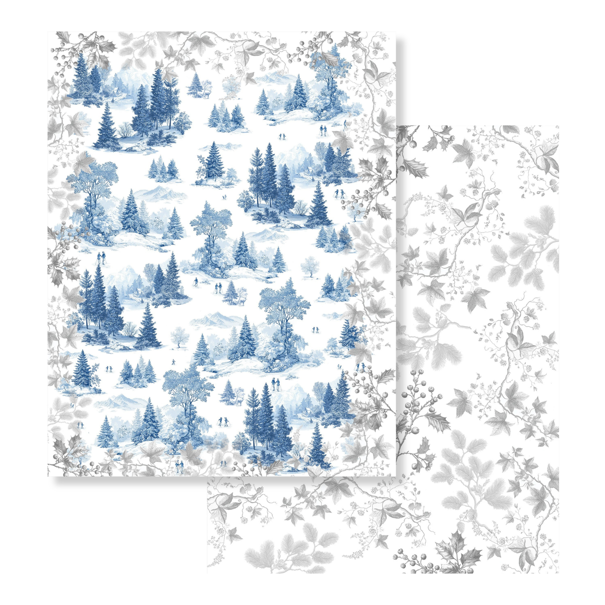 Toile De Jouy Plaid en velours, The Napking home textile