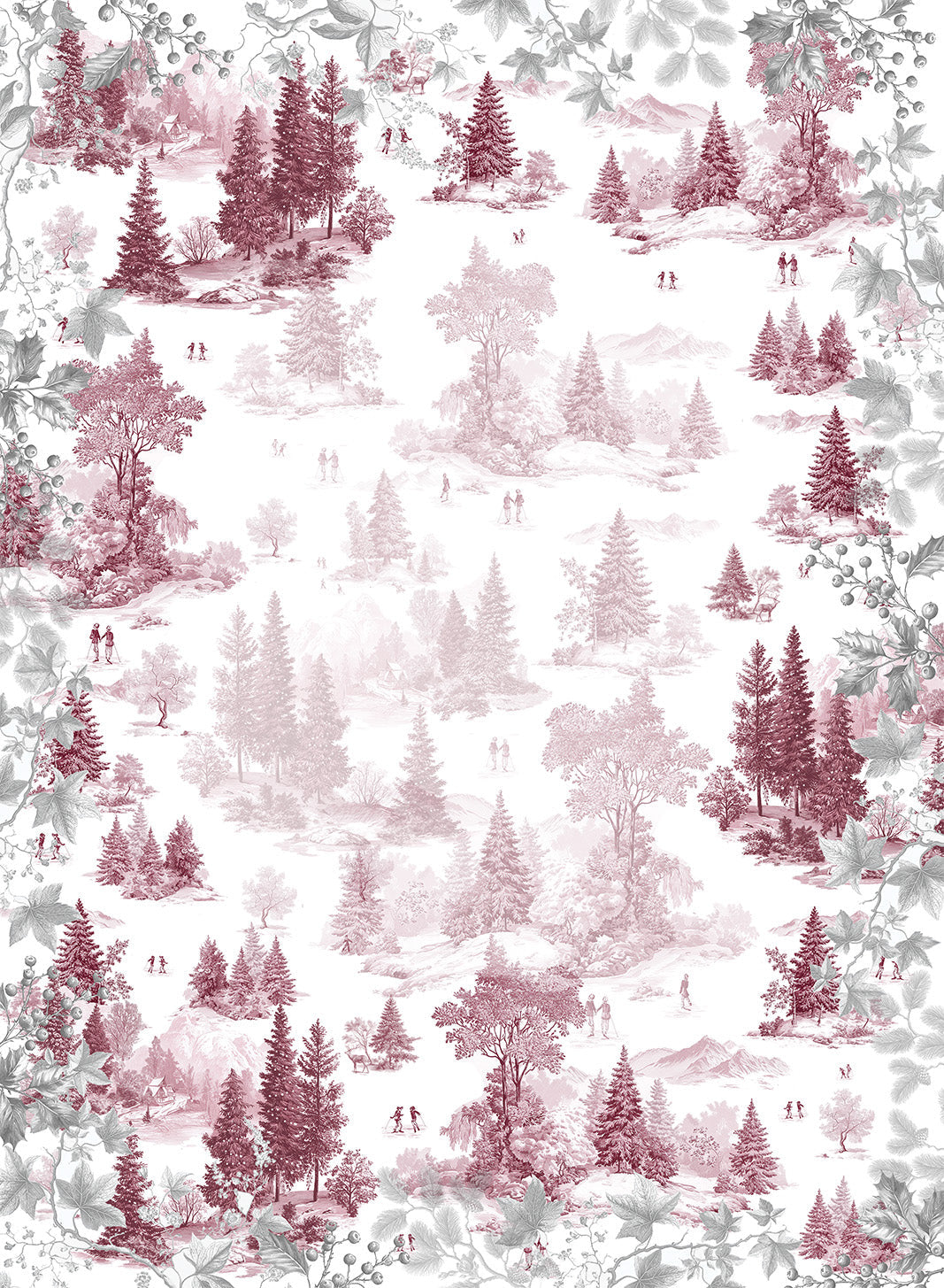 Toile De Jouy lino premium paño de cocina con pastoral print, vista 7