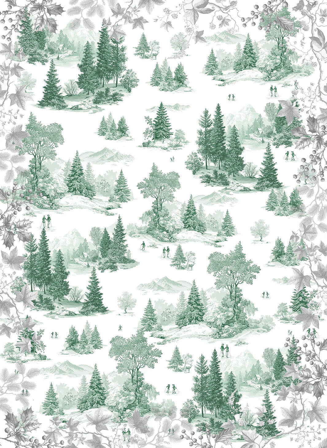 Toile De Jouy lino premium paño de cocina con pastoral print, vista 8