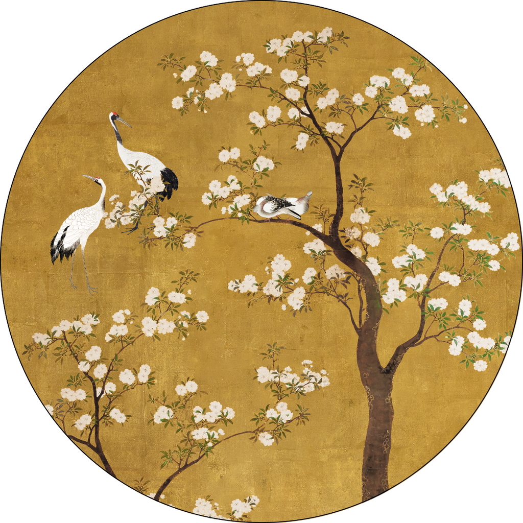 Set of 2 coasters «Ukiyo» wood cork – 100% Made in Italy - The Napking