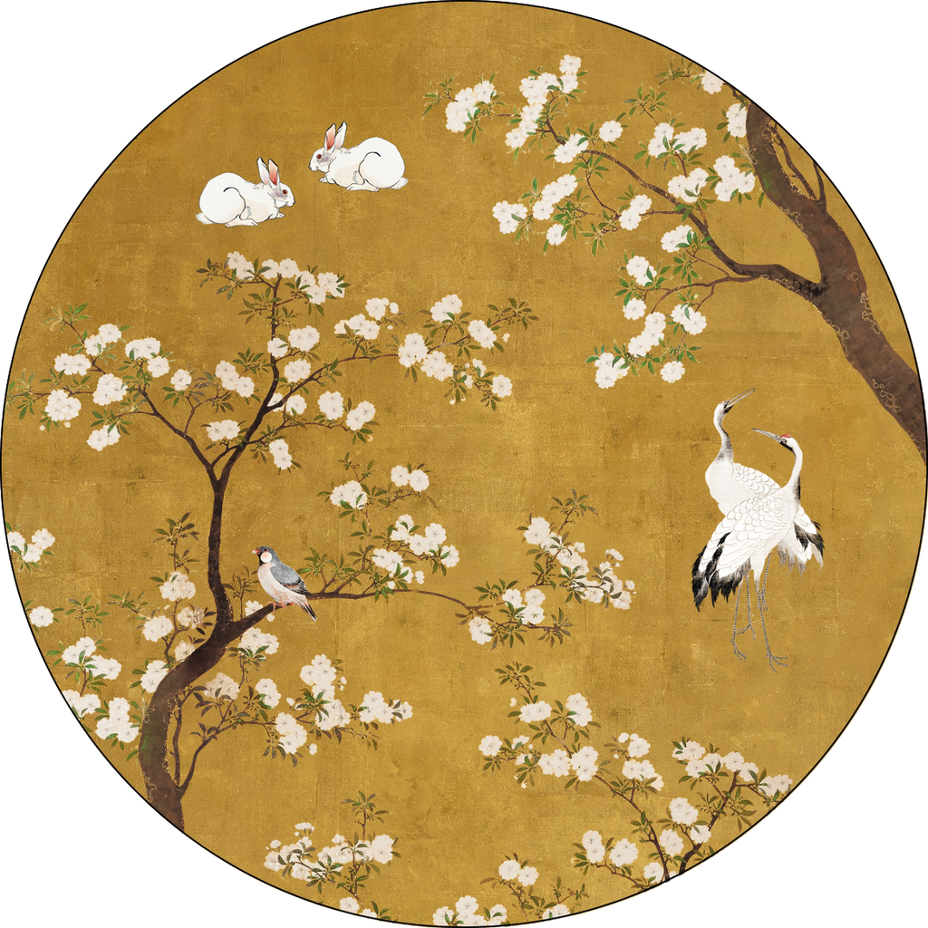 Set of 2 coasters «Ukiyo» wood cork – 100% Made in Italy - The Napking